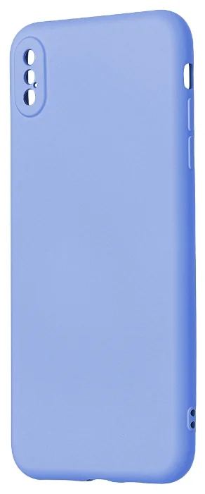 Чехол Soft-Touch для iPhone Xs Max светло-голубой в Тюмени